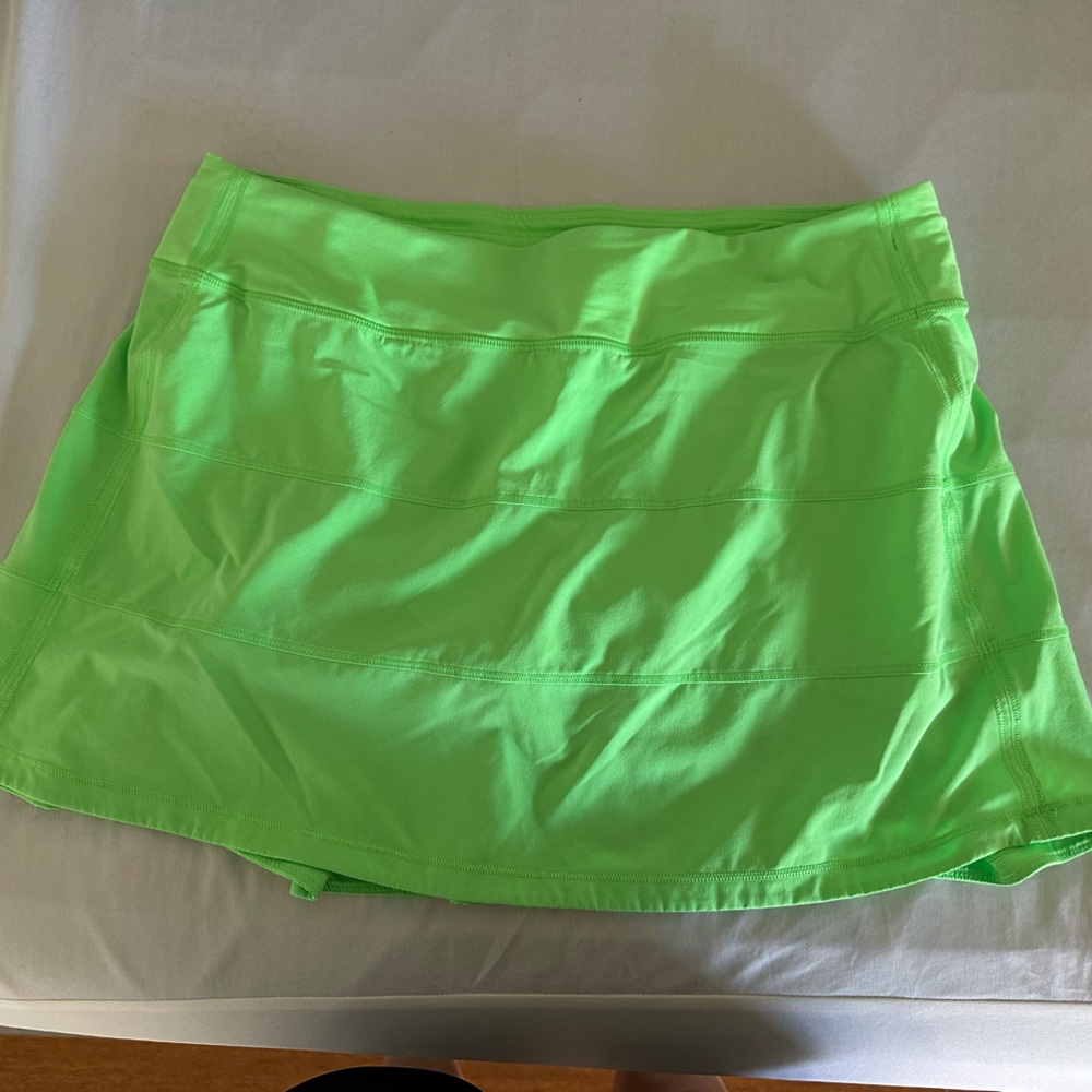 Lululemon Athletica Green Mini Skirt